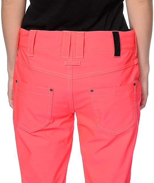 mens pink snowboard pants