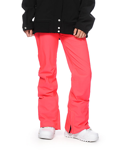 womens hot pink snow pants