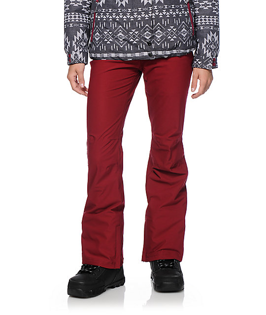 maroon colour track pants