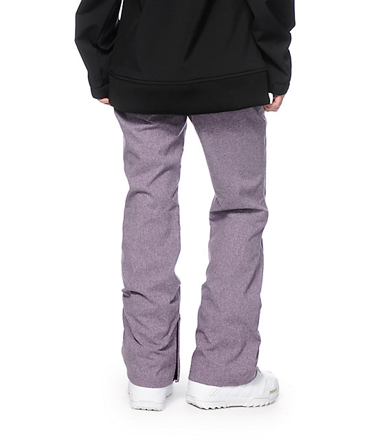 mens snowboard pants purple