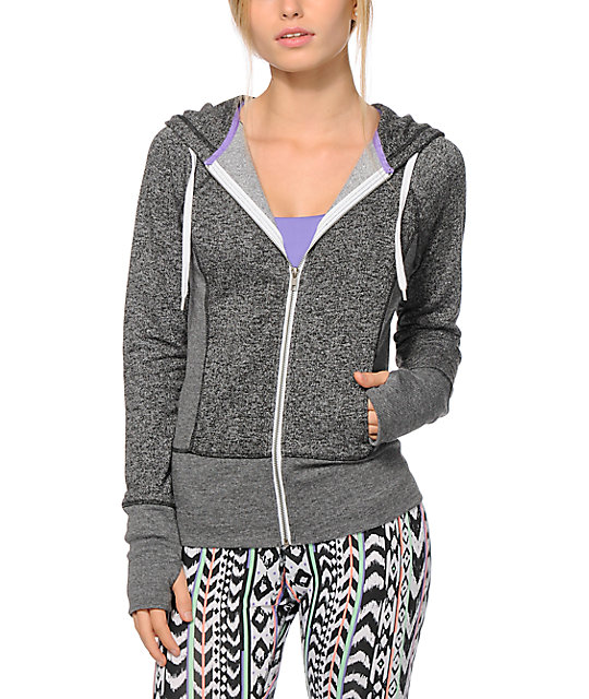 Aperture Horowitz Charcoal Zip Up Hoodie