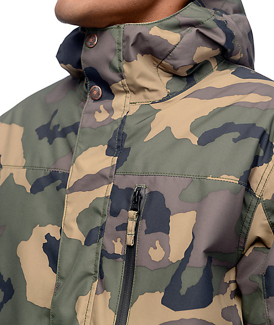 Aperture Secret Chute 10K Camo Snowboard Jacket Zumiez