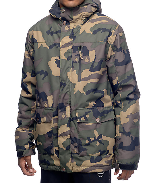 Aperture Secret Chute 10K Camo Snowboard Jacket Zumiez