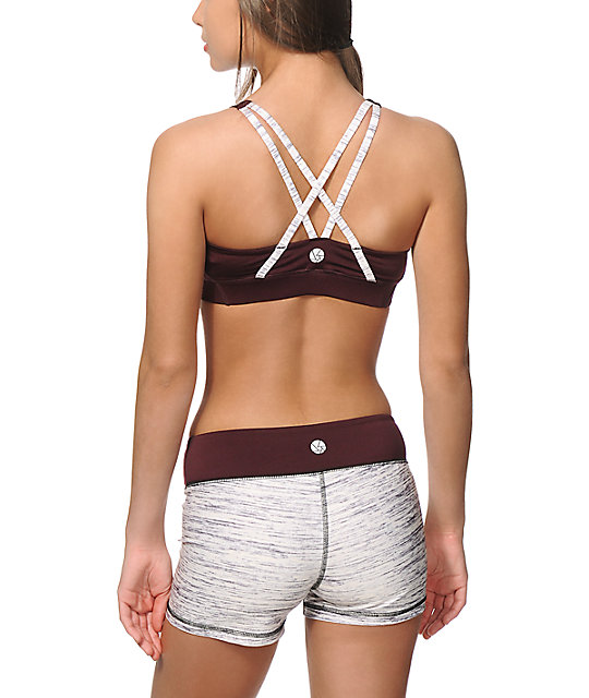 Aperture Tai Blackberry XBack Sports Bra Zumiez