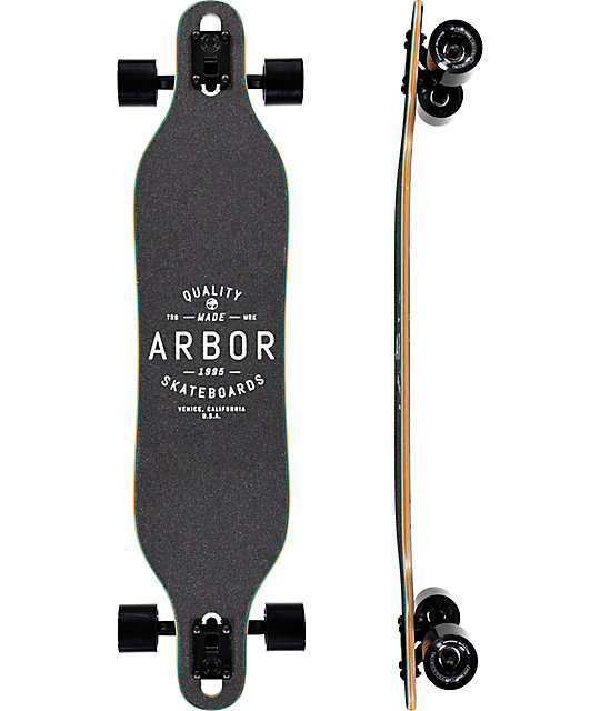 Arbor Axis GT Squid 40" Drop Through Longboard Complete Zumiez