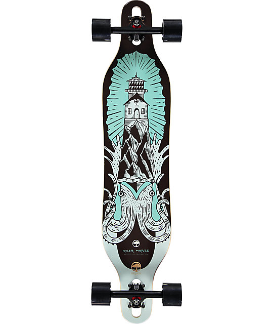 Arbor Axis GT Squid 40" Drop Through Longboard Complete Zumiez