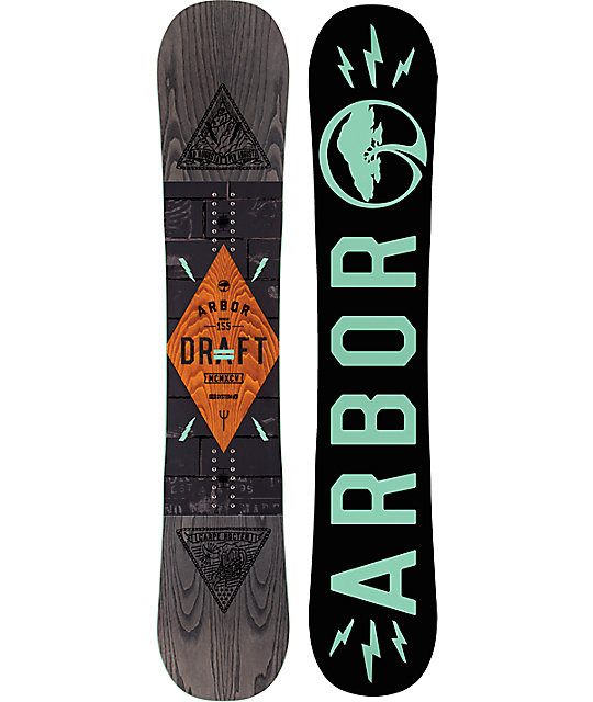 Arbor Draft 155cm Snowboard Zumiez