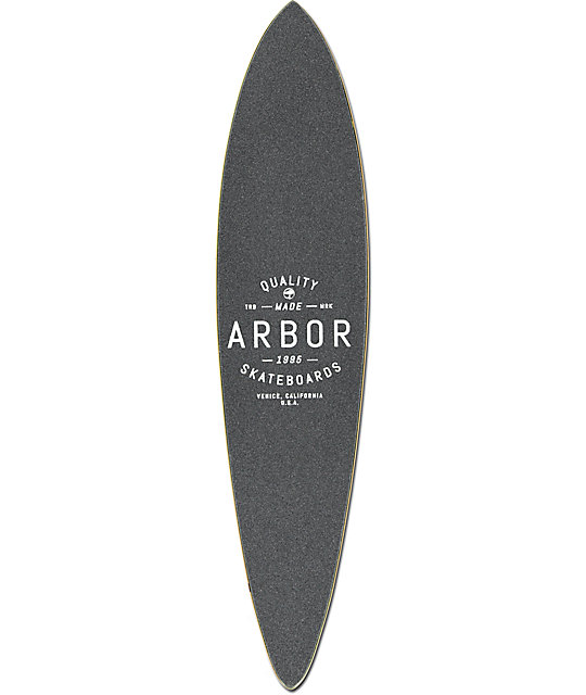 Arbor Fish AC 39" Pintail Longboard Deck Zumiez