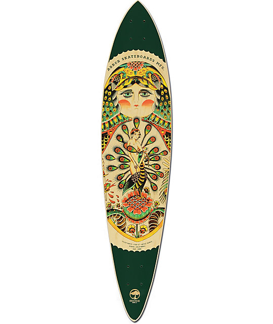 Arbor Fish AC 39" Pintail Longboard Deck Zumiez