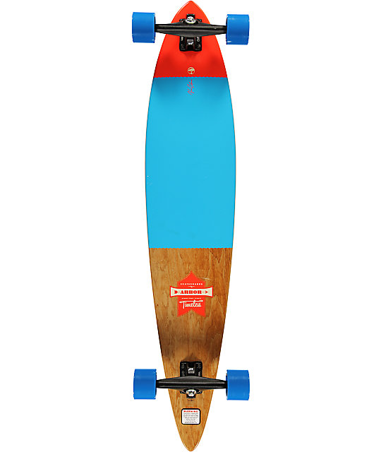 Arbor Timeless 46" Pintail Longboard Complete Zumiez