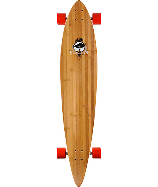 Arbor Timeless Pintail 46" Bamboo Longboard Zumiez