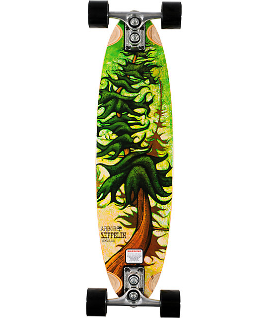 Arbor Zeppelin 32" Chili Thom Koa Lonboard Complete Zumiez