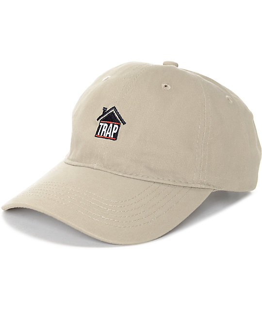 Artist Collective Trap House Khaki Baseball Hat Zumiez