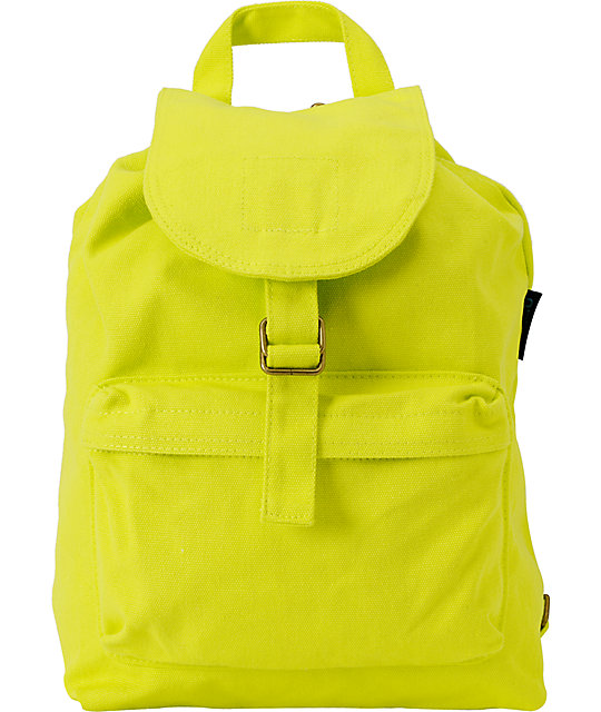 Baggu Neon Yellow Backpack at Zumiez PDP
