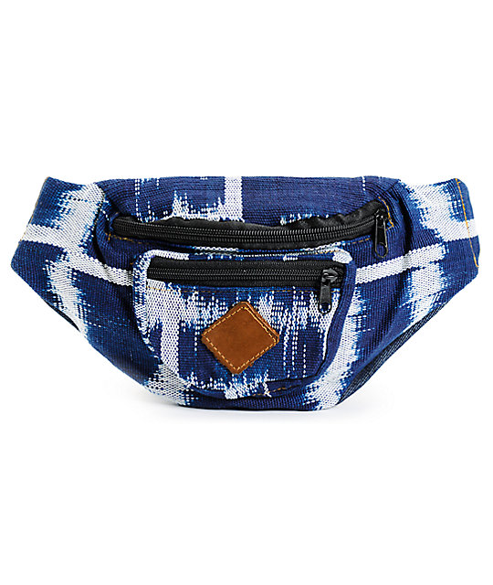 Baja Bags Indigo & White Fanny Pack Zumiez