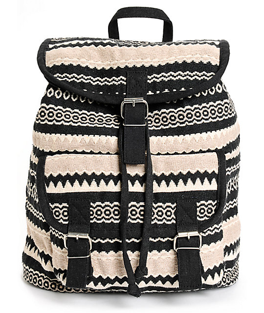Baja Bags Stephie Woven Rucksack Backpack