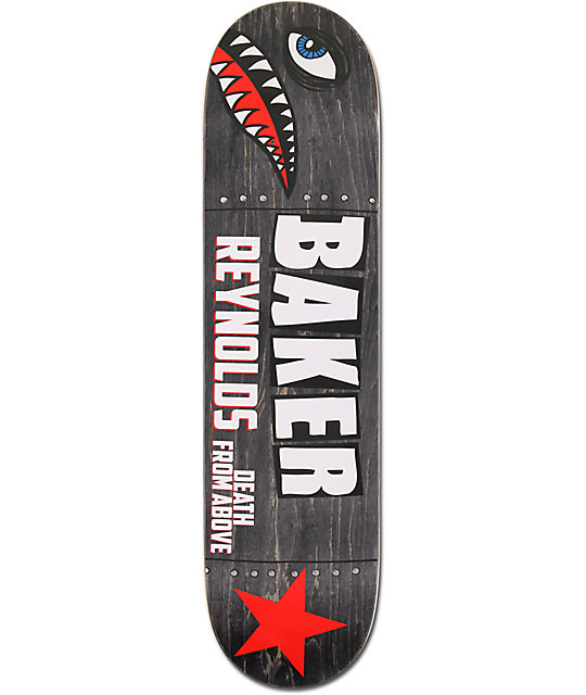 Baker Andrew Reynolds Brand Name Purple Veneer Deck 8.125