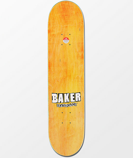 Baker White Brand Logo 7.5" Skateboard Deck Zumiez