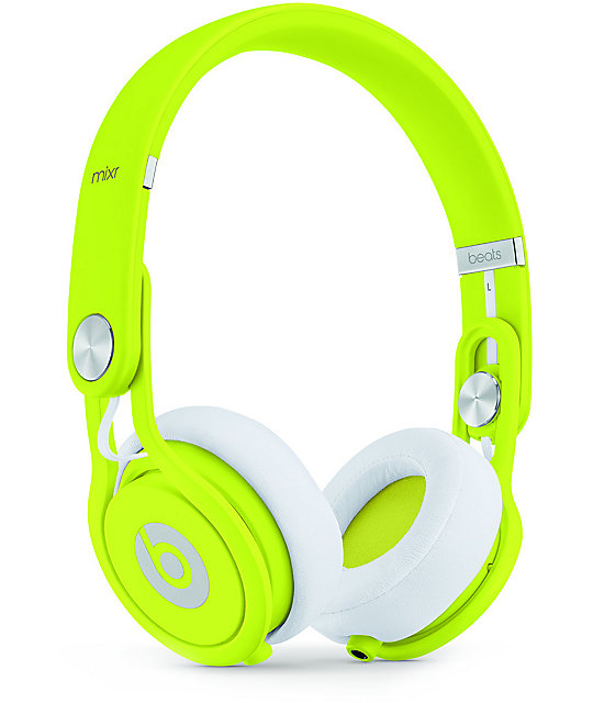 Beats By Dre Mixr Limited Edition Neon Yellow Headphones at Zumiez : PDP