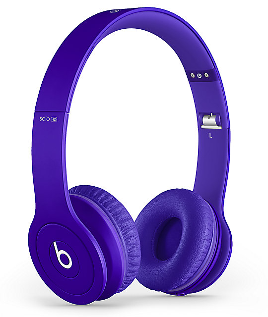 Beats By Dre Solo HD Monochrome Purple Headphones Zumiez