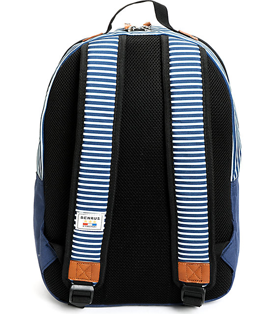 benrus striped backpack