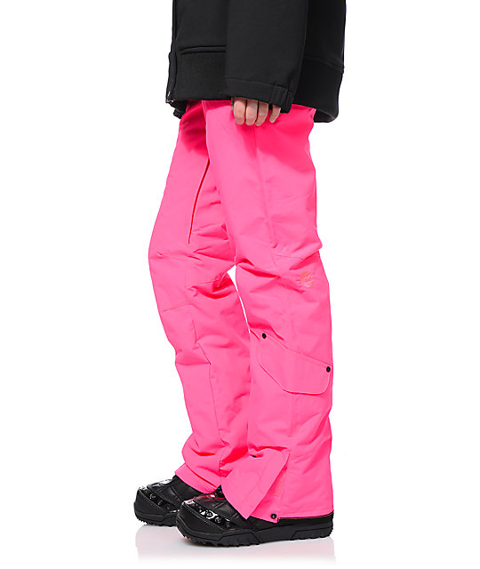 womens hot pink snow pants