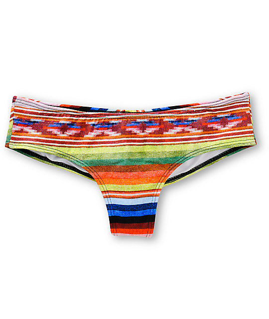 Billabong Serape Multicolor Cheeky Bikini Bottom