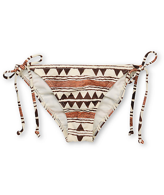 Billabong Tribal Town Kellie Tie Side Bikini Bottom Zumiez