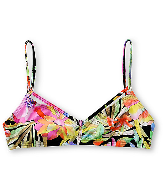 Billabong Tropical Trip Bralette Bikini Top Zumiez