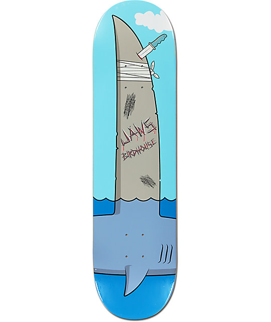 Birdhouse Jaws Fin 8.25" Skateboard Deck Zumiez