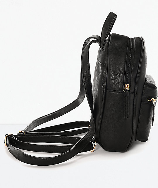 Black Rose Embroidered Mini Backpack Zumiez