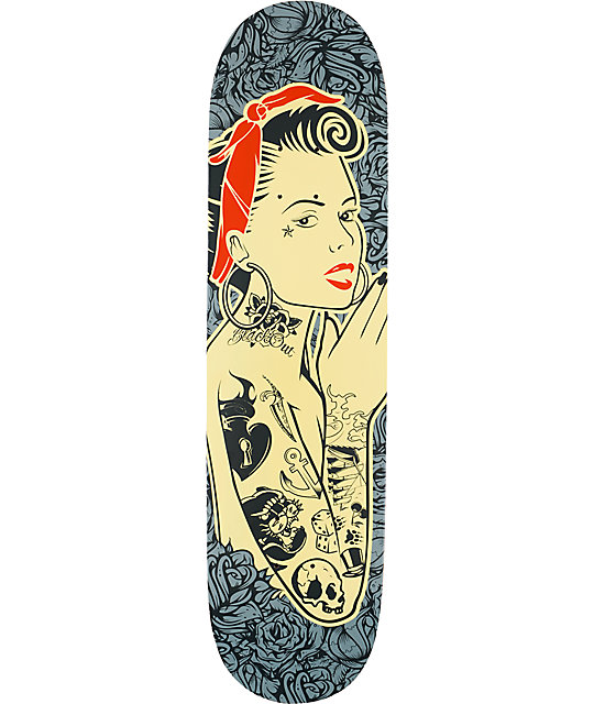 Blackout Always Girl 8.25" Skateboard Deck Zumiez