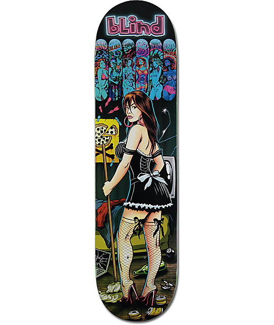 Blind Skater Maid 8.0" Skateboard Deck Zumiez