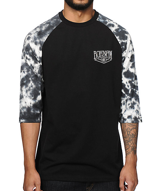tie dye baseball shirts