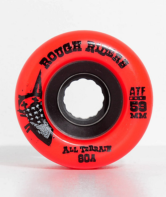 Bones ATF Roughriders 59mm Red Skateboard Wheels Zumiez