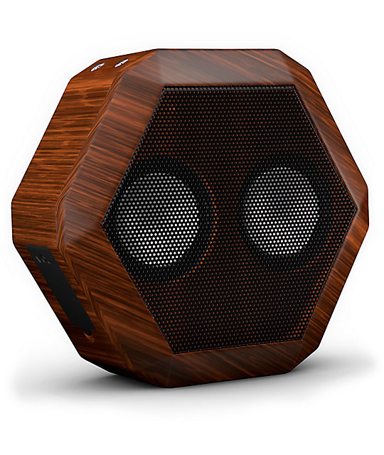 Boombotix Rex Wood Grain Portable Speaker Zumiez