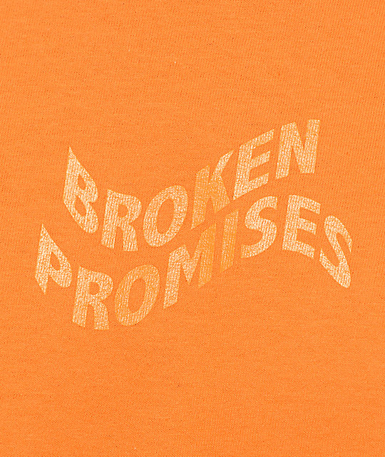 Broken Promises Vortex Orange TShirt Zumiez