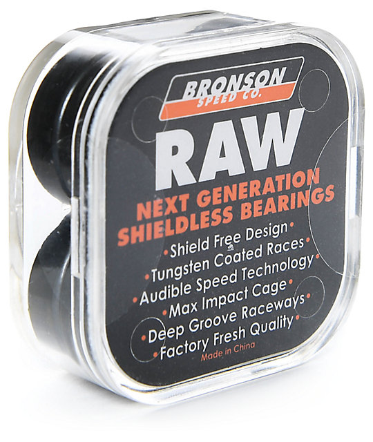 Bronson Raw Skateboard Bearings Zumiez