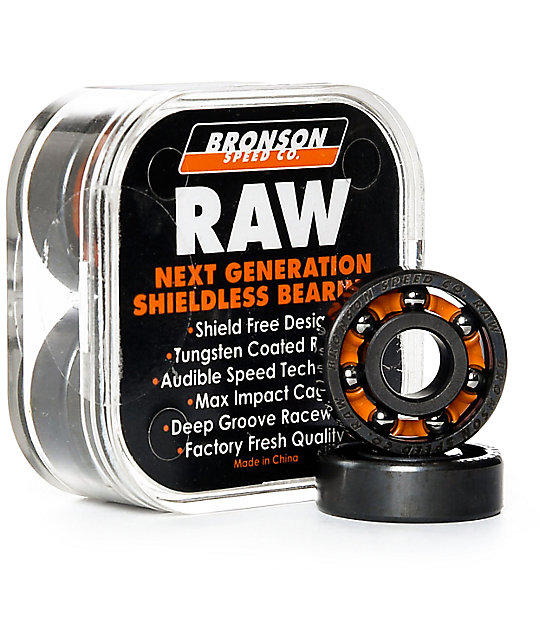 Bronson Raw Skateboard Bearings Zumiez