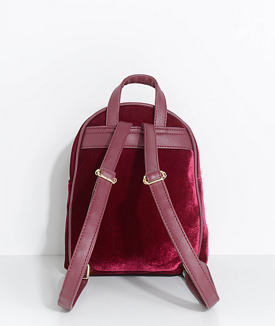 burgundy mini bag