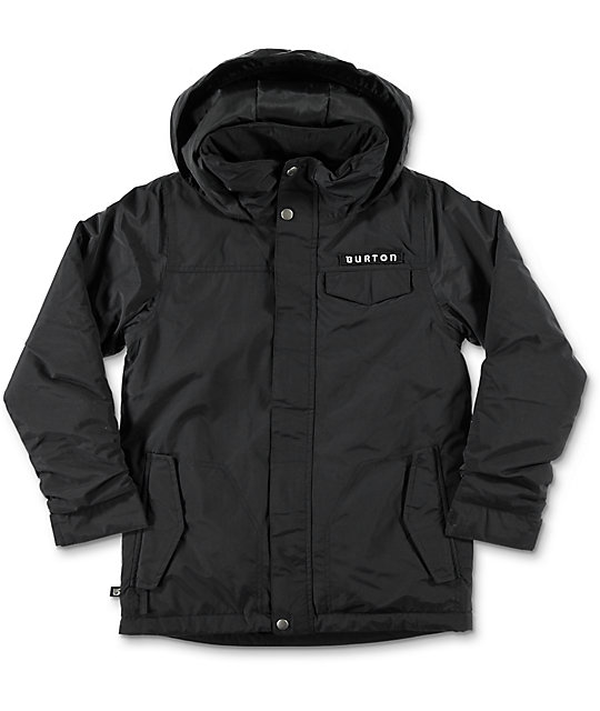 Burton Amped Boys True Black Snowboard Jacket Zumiez