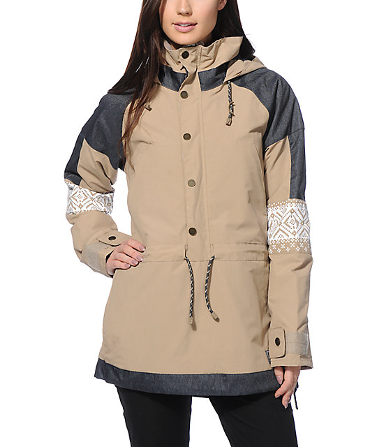 burton anorak snowboard jacket