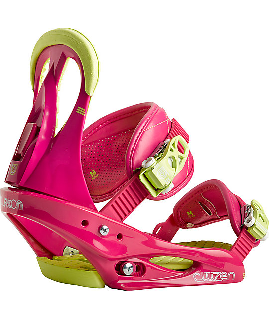Burton Citizen Pink Pizzaz Womens Snowboard Bindings Zumiez
