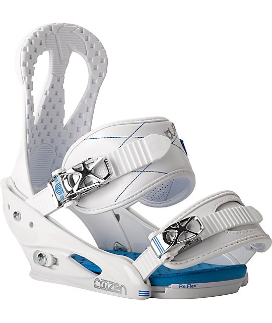 Burton Citizen White Womens Snowboard Bindings Zumiez