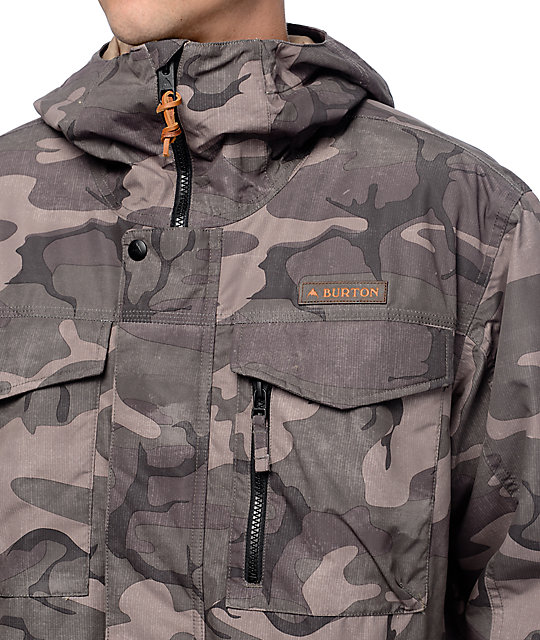 Burton Covert Camo 10K Snowboard Jacket Zumiez