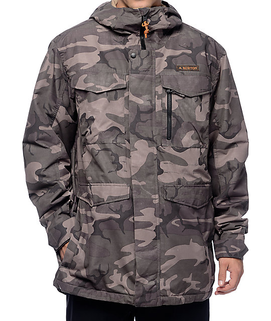 Burton Covert Camo 10K Snowboard Jacket Zumiez