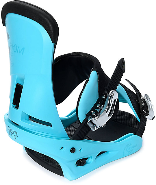 Burton Custom CS Blue Snowboard Bindings | Zumiez