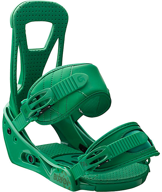 Burton Freestyle Green Snowboard Bindings