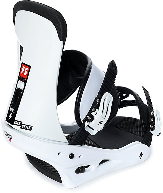 Burton Freestyle White Snowboard Bindings Zumiez