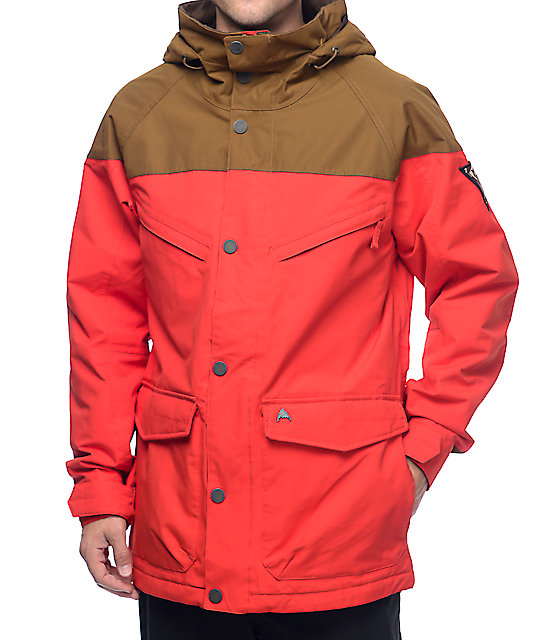 Burton Frontier Beaver Tail 10K Snowboard Jacket Zumiez